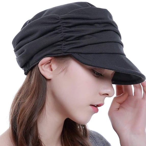 Helii Women's Fashion Soft-Brim Dome Pleated Sun Hat, Lightweight Polyester Comfortable Headwear for Daily Outdoor Use