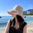 thumbnail image 1 of Helii Women's Reversible Wide Brim Bucket Hat, UPF 50+ Double Sided Sun Hat, Foldable Floral Beach Hat with Chin Strap for Summer Vacation Travel Khaki,One Size, 1 of 5