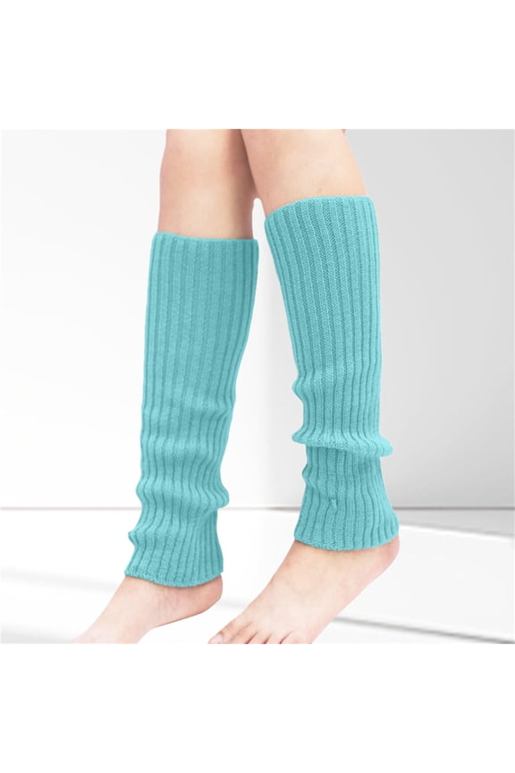 Women's Ribbed Knit Leg Warmers Fall Winter Warm Fashion Yoga Ballet Dance Sports Socks