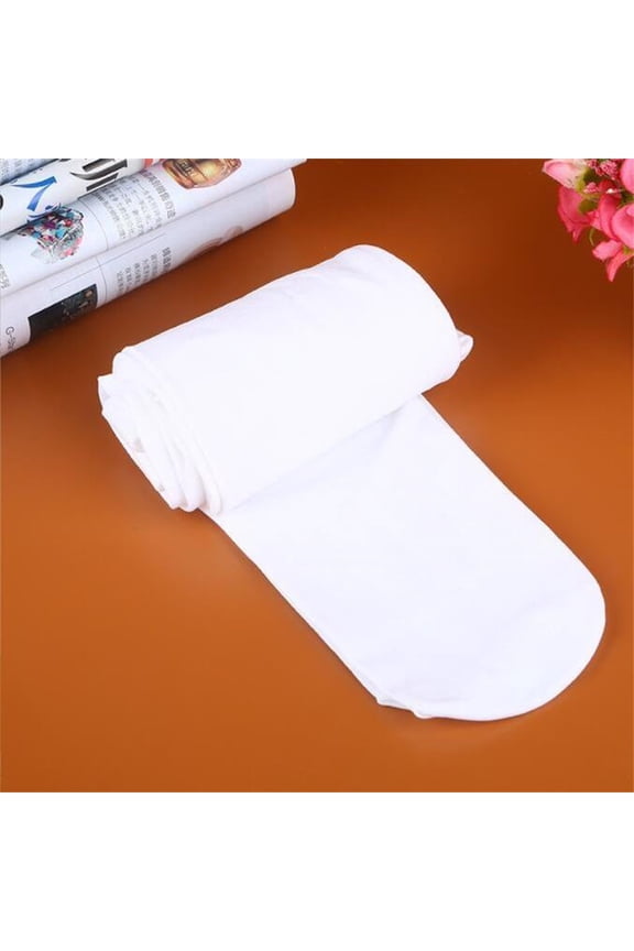 Women's Soft Solid Color Opaque Tights Candy Colors Footed Pantyhose Slim Comfortable Stockings