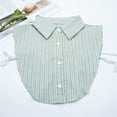 thumbnail image 1 of Helii Women's Striped Detachable Half High Collar Fashion Fake Collar for Sweater Dress Top, 1 of 5