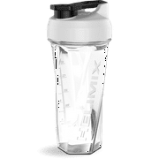 Helimix 2.0 Vortex, White, Portable Pre-Workout Blender Shaker Bottle, 28oz