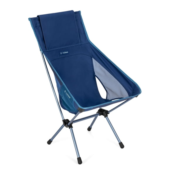 Helinox Chair One (re) High-Performance Camping Chair, 1.97lbs, Lightweight Compact Collapsible Outdoor Chairs, Backpacking, Picnic, Adventures, Blue Block