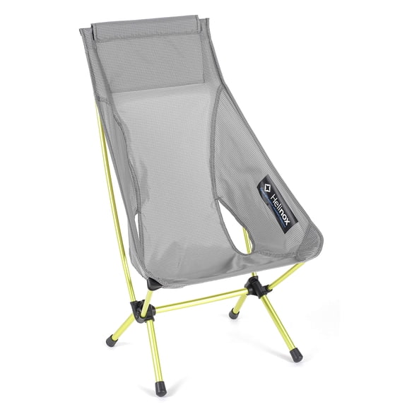 Helinox Chair Zero Highback Chair, 1.43lbs, Ultralight, High Back Camping Chair, Backpacking, Folding Outdoor Chairs, Grey