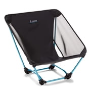 Helinox Ground Chair | Stable, 650g Ultralight, Packable, Portable Chair for Backpacking, Camping, Hiking, Travel, Moto-Touring Black