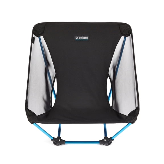 Helinox Ground Chair | Stable, 650g Ultralight, Packable, Portable Chair for Backpacking, Camping, Hiking, Travel, Moto-Touring (Black)