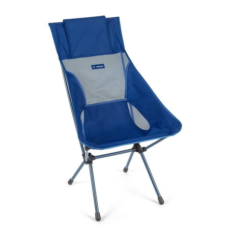 Helinox Sunset Chair Lightweight High-Back Collapsible Camping Chair Blue,3.4Ibs Outdoor Chairs, Picnic Chair, Portable Camping Chair, with Side Pockets