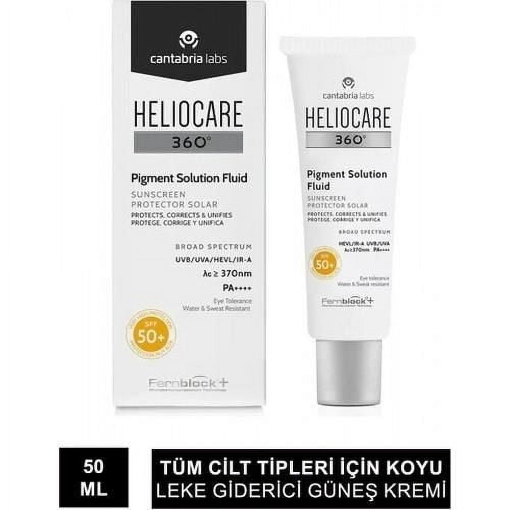 Heliocare 360 Pigment Solution Fluid SPF50+ 50Ml - Walmart.com Heliocare 360 Pigment Solution Fluid SPF50+ 50Ml - Walmart.com