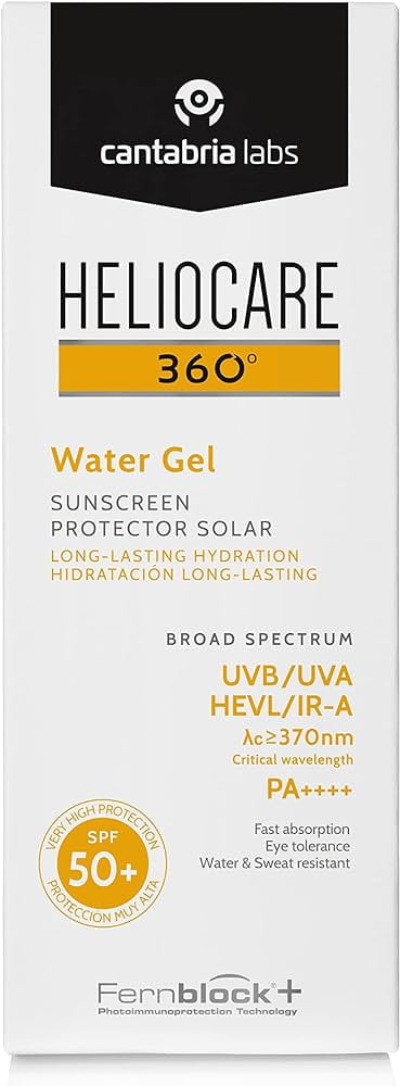 Heliocare 360 Water Gel Spf 50+ Moisturizing Sunscreen 50 ml