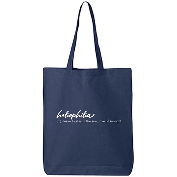 Heliophilia Cotton Canvas Tote Bag