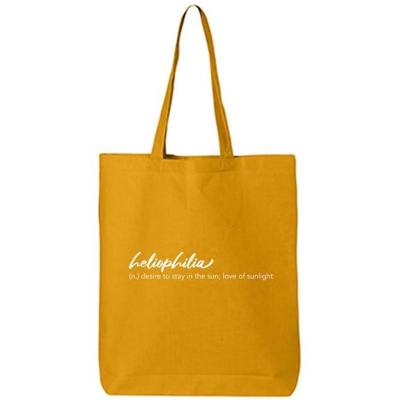 Heliophilia Cotton Canvas Tote Bag
