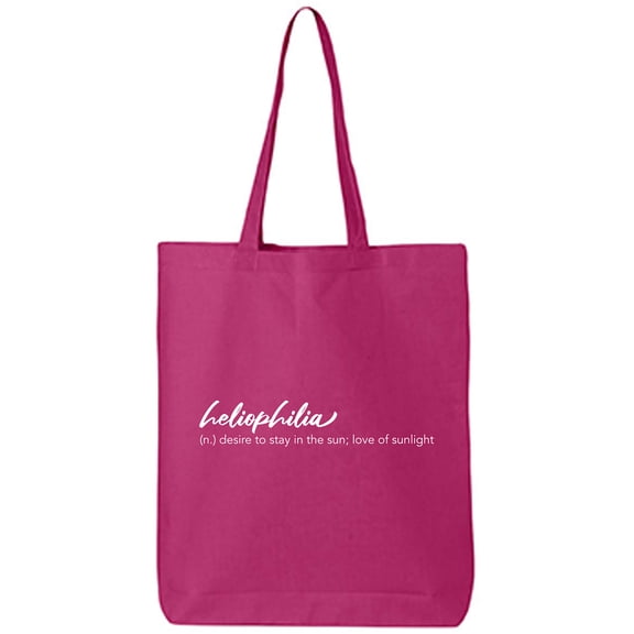 Heliophilia Cotton Canvas Tote Bag