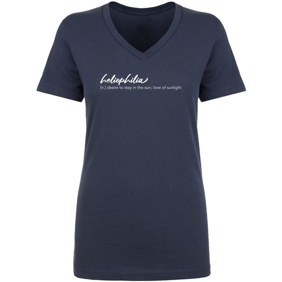 Heliophilia Womens V-Neck T-Shirt
