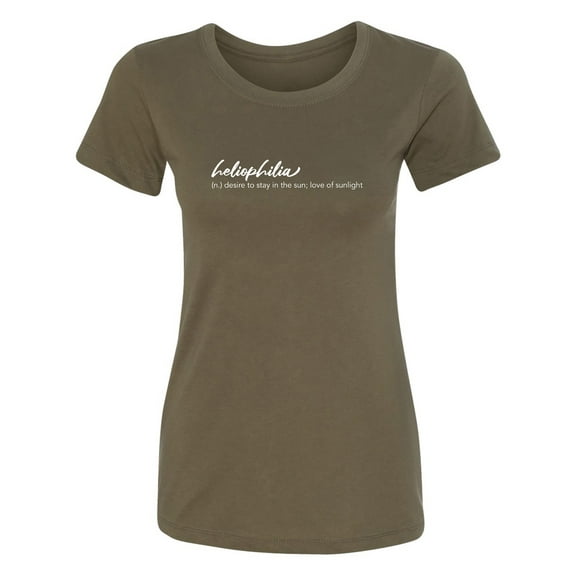 Heliophilia Womens crewneck tee