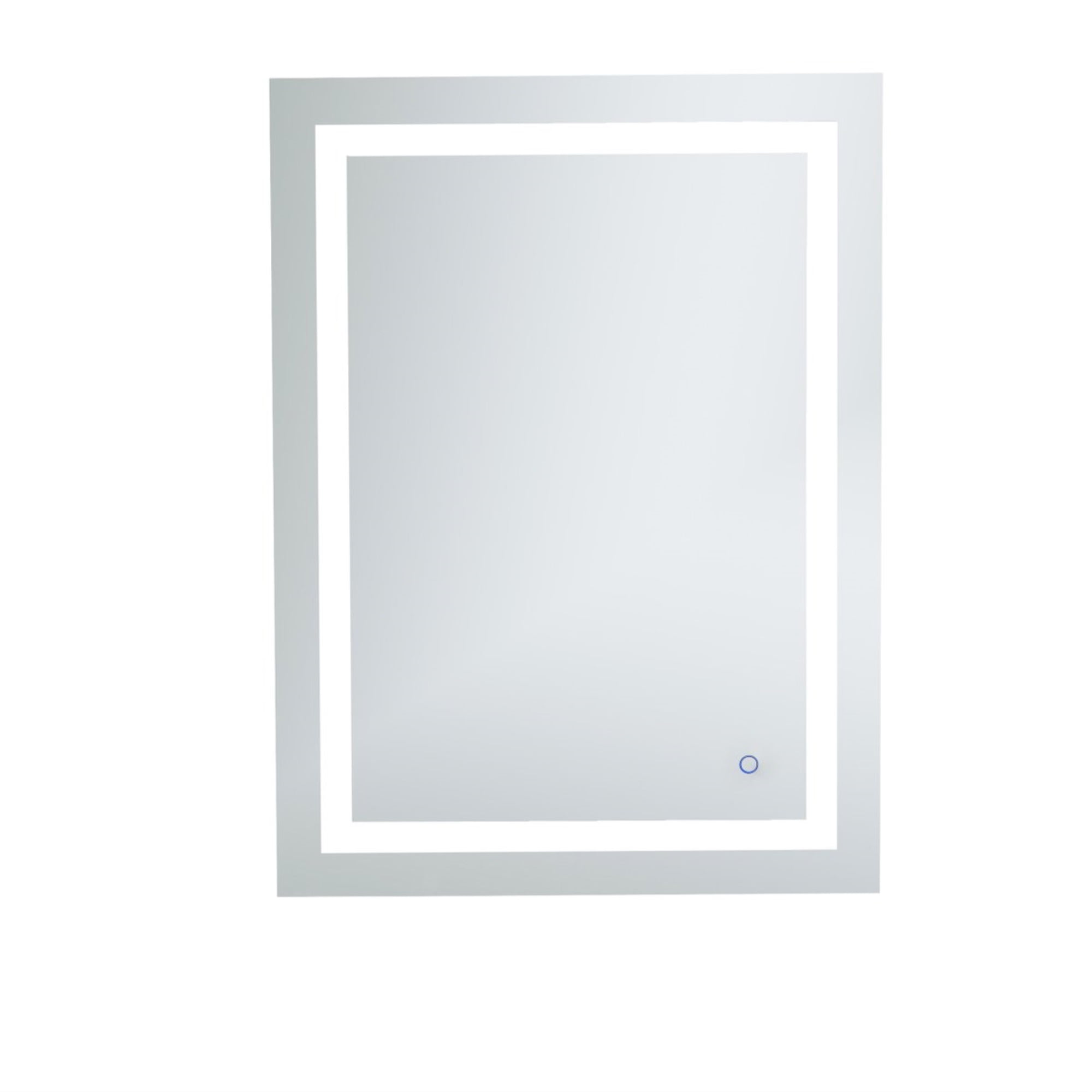 Helios 27in x 36in LED Vanity Mirror with Touch Sensor and Multicolor Temperature