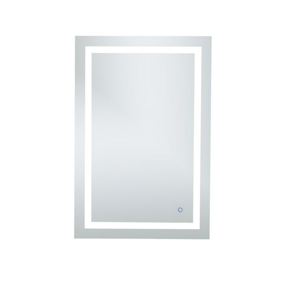Helios 27in x 40in Hardwired LED mirror with touch sensor and color changing temperature 3000K/4200K/6400K