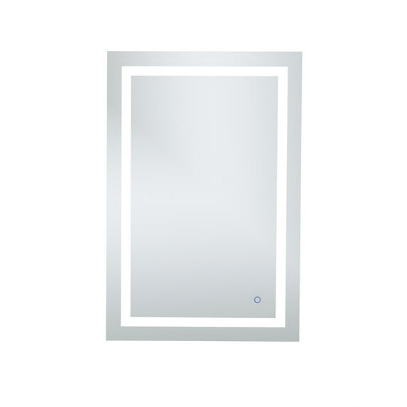 Helios 27in x 40in Hardwired LED mirror with touch sensor and color changing temperature 3000K/4200K/6400K