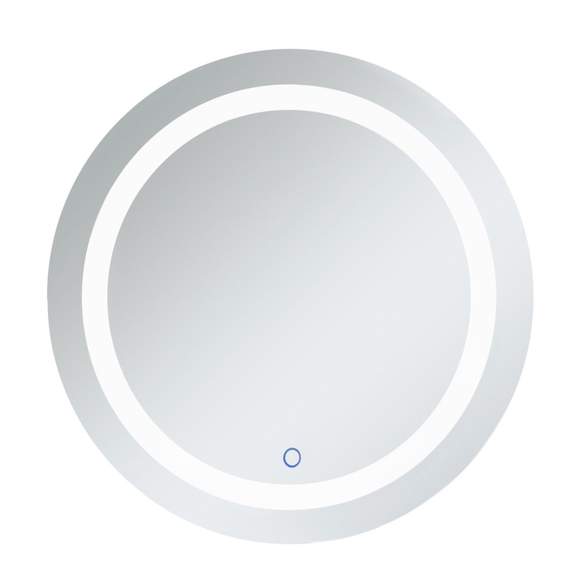 Helios Silver Rectangular LED Vanity Bathroom Mirror
