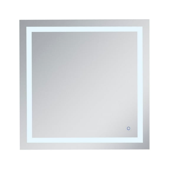 Helios 36in x 36in Hardwired LED mirror with touch sensor and color changing temperature 3000K/4200K/6400K