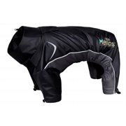 Helios Blizzard Full-Bodied Adjustable And 3M Reflective Dog Jacket, Black - Extra Large