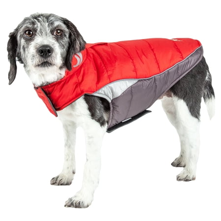Helios Hurricane-Waded Plush 3M Reflective Dog Coat w/ Blackshark Technology