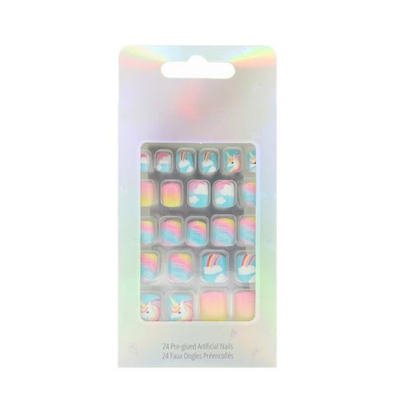 Helios PDVT0149 Kids Artificial Nails, Unicorn