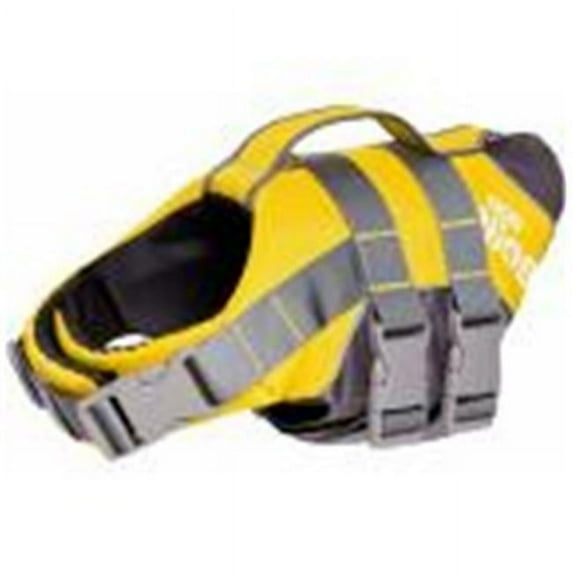Helios Splash-Explore Outer Performance 3M Reflective and Adjustable Buoyant Dog Harness - Yellow - Large