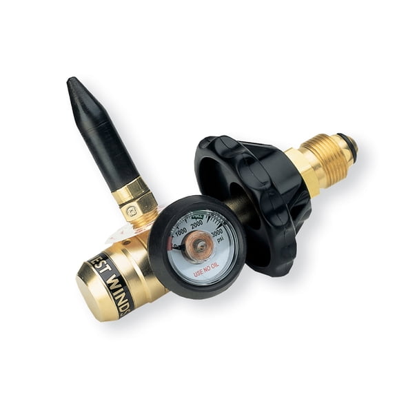 Helium Balloon Inflator Filler Valve with Regulator and Gauge Western Enterprise