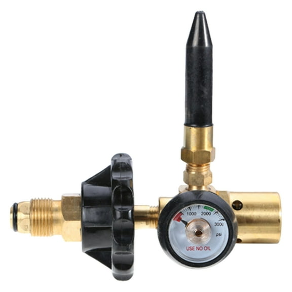 Helium Balloon Inflator Regulator Helium Balloon Filler with Gauge 0-3000PSI