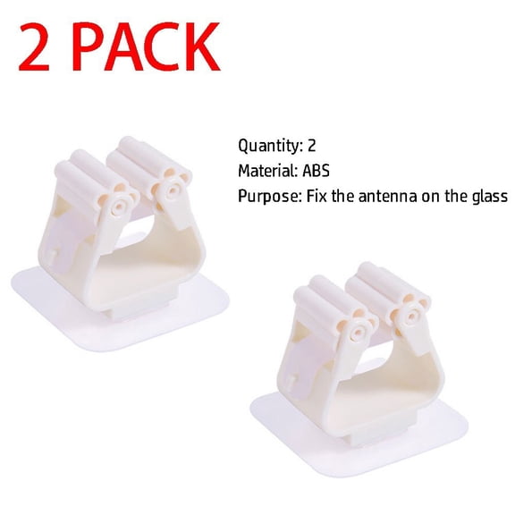 Helium Hotspot Antenna Mount Clamp 2 Pack, Window Glass Wall Bracket for Bobcat for SENSECAP SyncroBit Miners, ABS Aerial Holder Fixing Kit