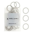 thumbnail image 1 of Heliums Small Hair Ties - Light Gray - No Damage Mini 1 Inch Reusable 2mm Elastics for Thin Hair and Kids, Neutral Ponytail Holders - 48 Count, 1 of 8