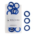 thumbnail image 1 of Heliums Small Hair Ties - Royal Blue - 1 Inch Seamless No-Damage Ponytail Holders for Kids, Braids and Thin Hair - 20 Count, 1 of 13