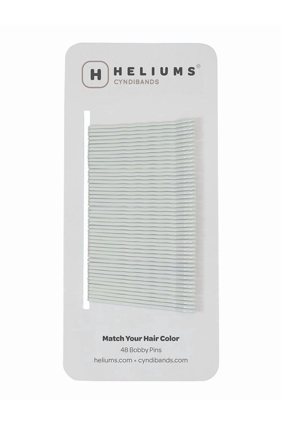 White Premium Hold, Strong Grip Bobby Pins, 2 Inch Wavy - 48 Count