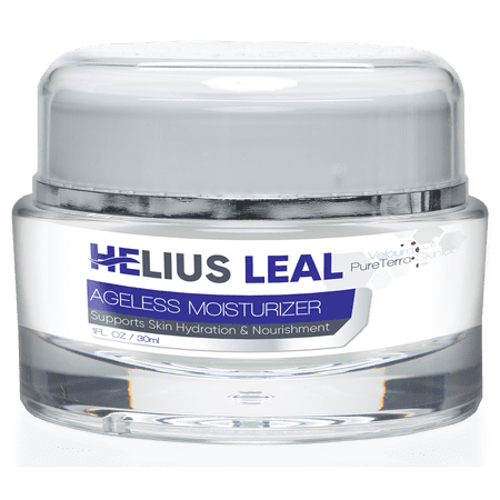 Helius Leal Anti Aging Cream by Veloura PureTerra Skinlab - Ageless Moisturizer - Anti Aging Support for Skin Hydration & Nourishment - Help Reduce the Appearance of Aging - 1oz