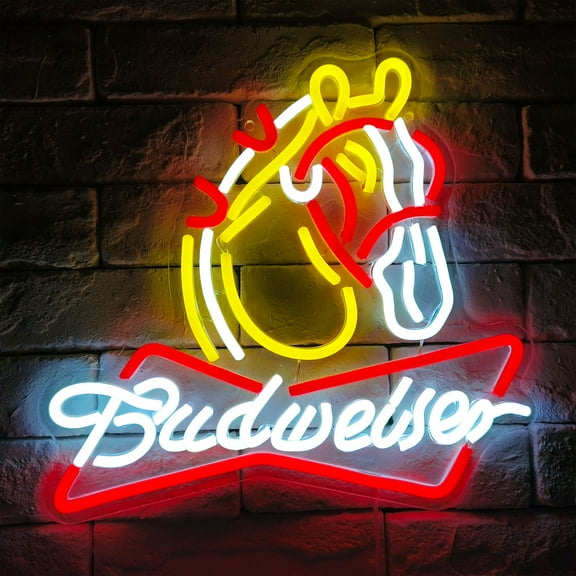 Heliwey Beer Horse Neon Sign, Ambiance Oktoberfest Party Decor