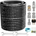 Heliwoo 4000 PSI Sewer Jetter Kit 100FT for Pressure Washer Jet Drain