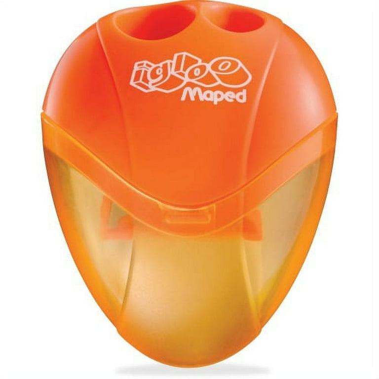Helix 2-hole Pencil Sharpener - 2 Hole(s) - Plastic - Transparent, Assorted - 1 Each Helix 2-hole Pencil Sharpener - 2 Hole(s) - Plastic - Transparent, Assorted - 1 Each