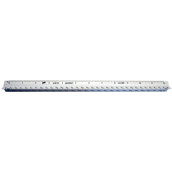 Helix Architectural Triangular Scale, 12"