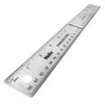 Helix Stainless Steel Folding Ruler, Metal Tool, Non-slip, 30cm/12 inch ...