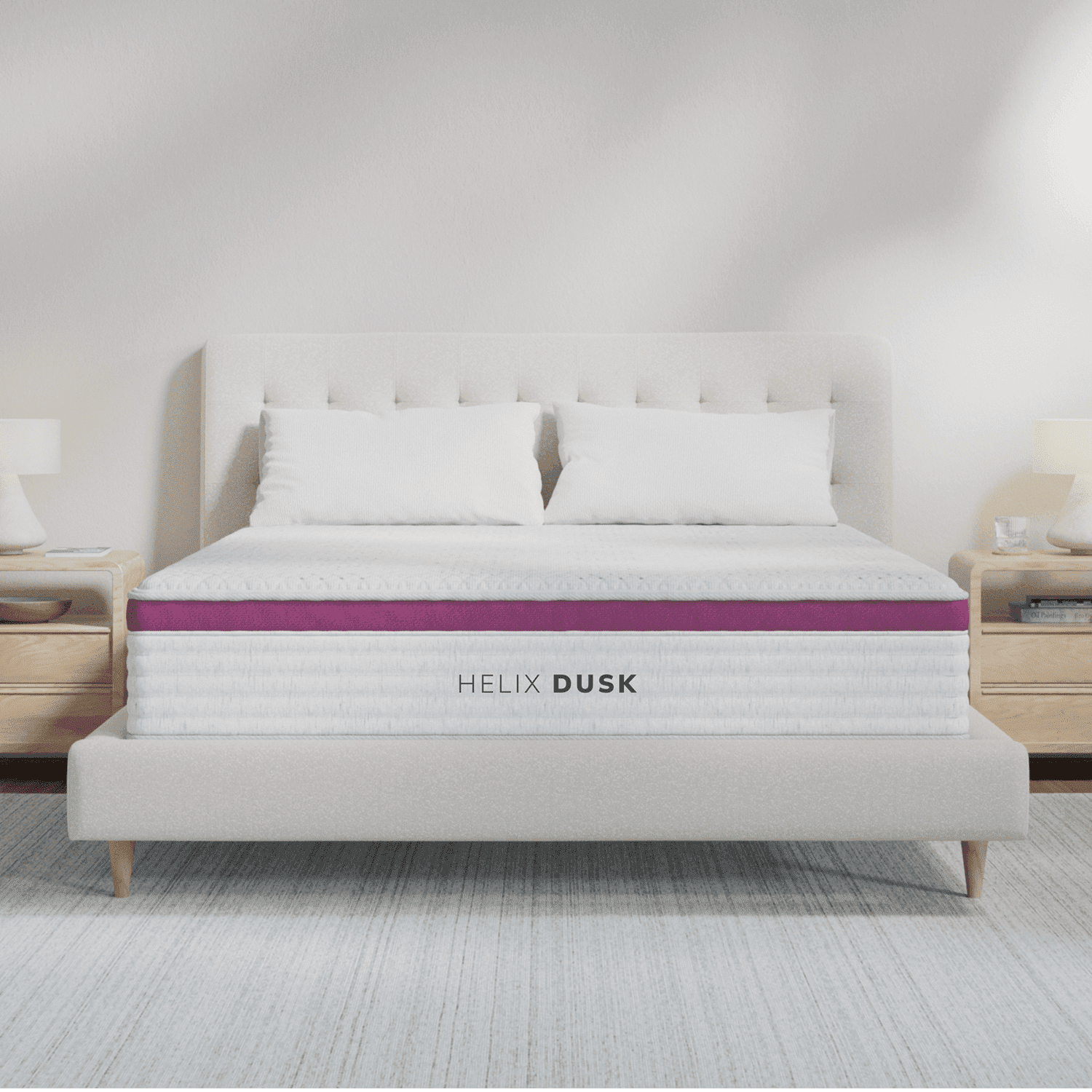 Helix Dusk Medium Mattress with GlacioTex Pillow Top, Queen