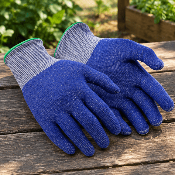 Helix Food Safe Work Gloves ANSI A1 to A7 Protection, Food Contact Safe, 360 Fluid Resistance, High-Dexterity Blue