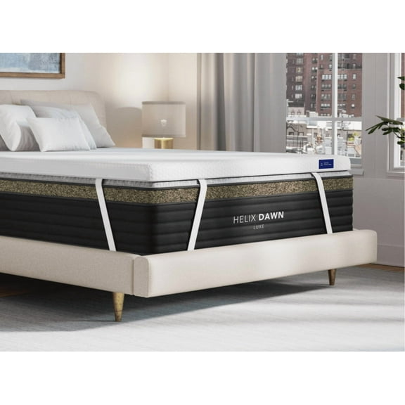 Helix GlacioTex Premium Mattress Topper - Luxury Plush, Twin XL