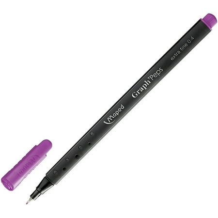 Helix, HLX749108, Graph' Peps Fineliner Felt Tip Pens, 12 / Pack