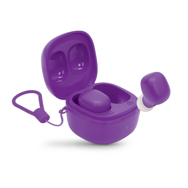Helix Jam Bluetooth Wireless Earphones for Kids True Wireless Earbuds Purple Walmart