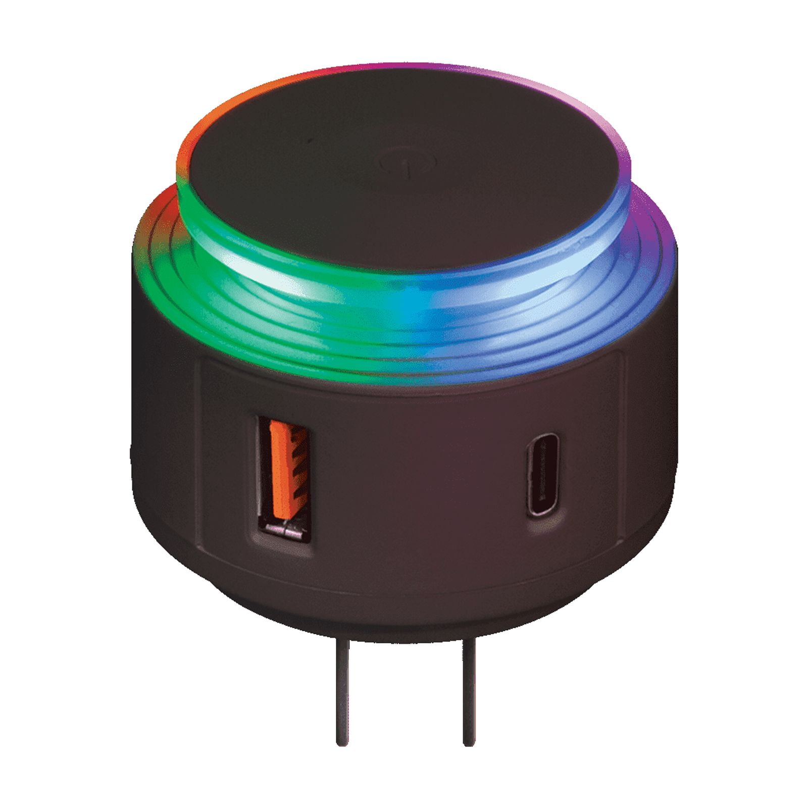 Helix Lucid LED Wall Charger with USB-A & USB-C Ports