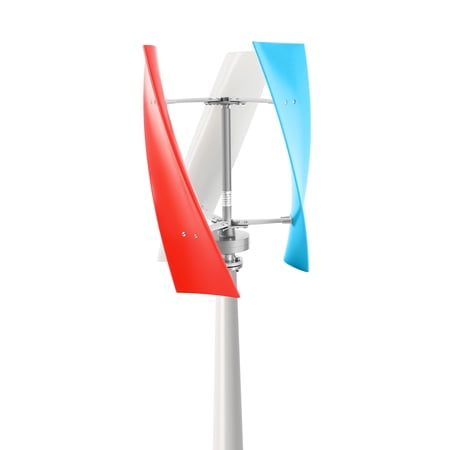 Helix Maglev Axis Vertical Wind Turbine 3 Blades Wind Generator & Controller 400W 24V