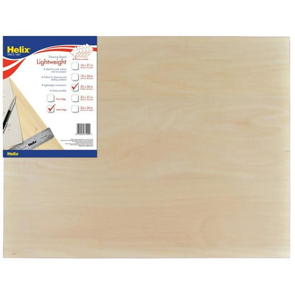 Helix Metal Edge Drawing Board - 20" x 26"5/8"