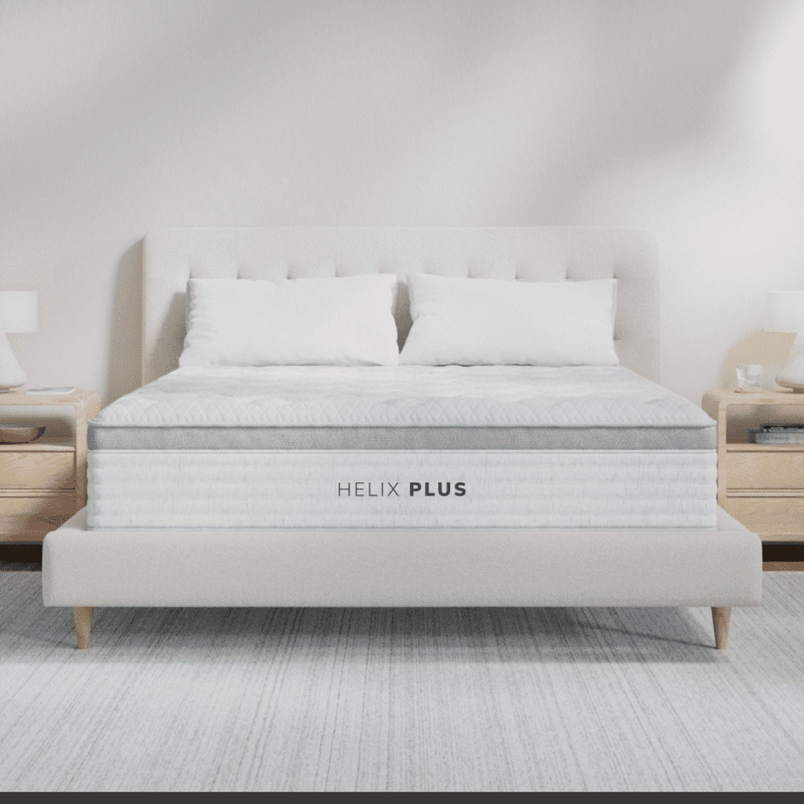 Helix Plus Mattress with GlacioTex Cooling Cover, Full