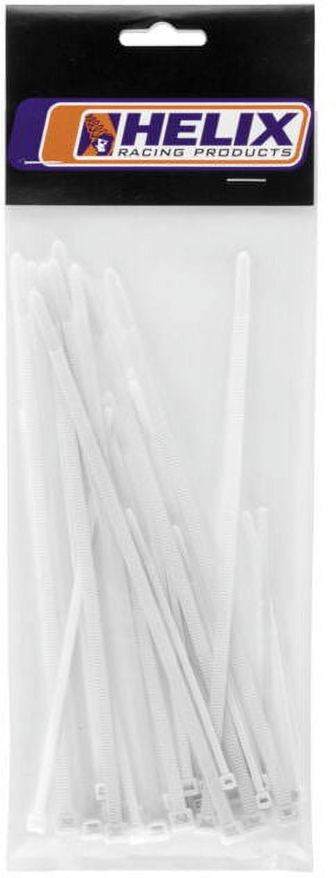 Helix Racing Products 303-4689; Assorted Cable Ties White 30-Pack ...