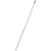 Helix Racing Products Ladder Style Stainless Steel Cable Ties, 8in. - Silver